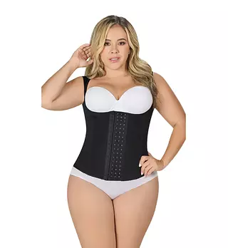 C-4055 - Cinturilla Negra Con Mayor Cobertura En La Espalda