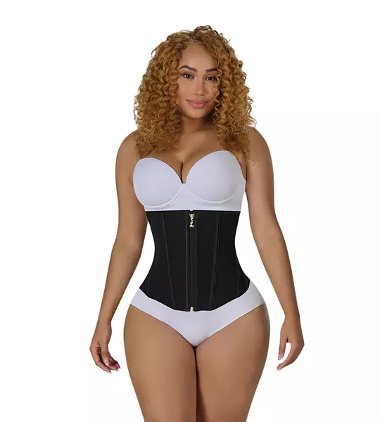 C-00757- Cinturilla Negra Ultra Reloj De Arena