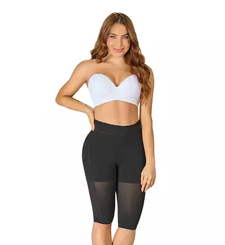 Sta-0323- Short Negro Largo Posquirúrgico