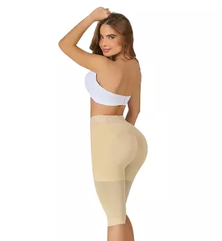 Sta-0323- Short Beige Largo Posquirúrgico