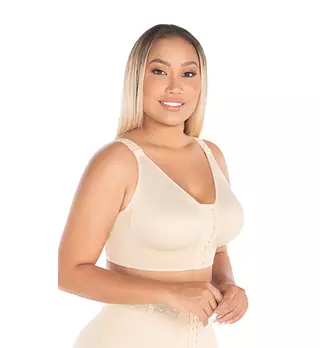 B-00202- Brasier Beige Con Hombro Graduable