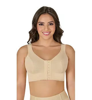 B-0016 - Brasier Beige Con Mayor Cobertura En La Espalda