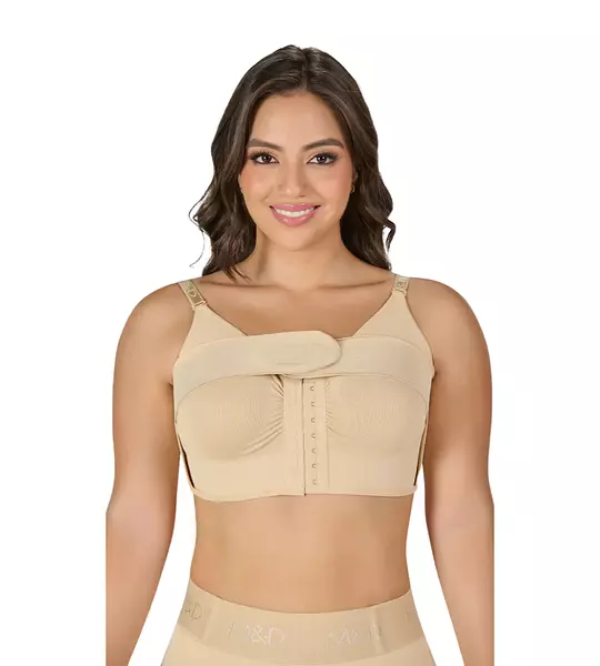 B-0018- Brasier Beige Con Estabilizador De Busto