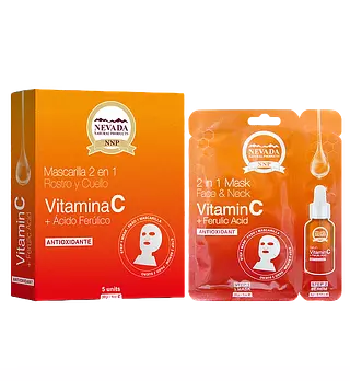 Mascarilla Facial Vitamina C + Acido Ferulico