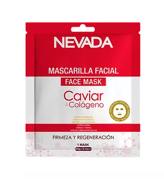 Mascarilla Facial Cristales Nnp Caviar Y Colágeno