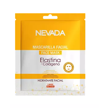 Mascarilla Facial Cristales Nnp Elastina Y Colágeno