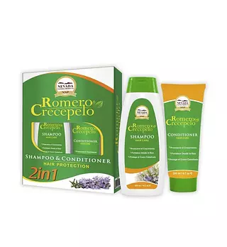 Romero Crecepelo Kit Capilar Shampoo + Acondicionador Nevada