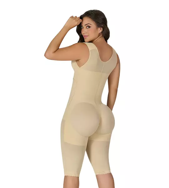 F-00470 Faja Tipo Reloj De Arena Beige Brasier Sobrepuesto