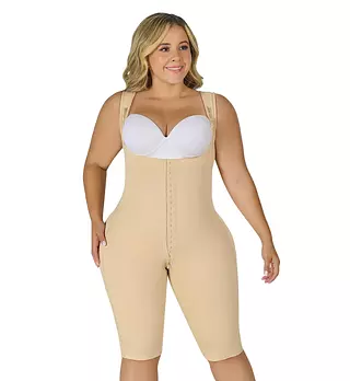 F-0879- Faja Beige Larga Control Flexy