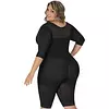 F-0161- Faja Negra Con Cobertura En Espalda, Brazos Y Busto