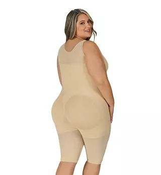 F-0120- Faja Larga Beige Con Brasier