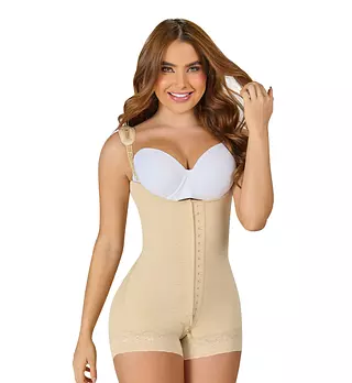 F-0048- Faja Beige Extracorta Moldeadora Espalda Cubierta